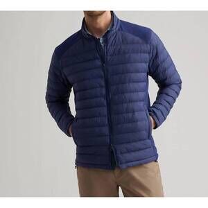 NEW PETER MILLAR apex quilted puffer jacket in navy
